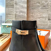 Hermes Boots In Black - 5