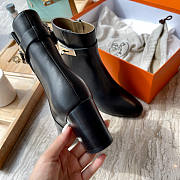 Hermes Boots In Black - 3