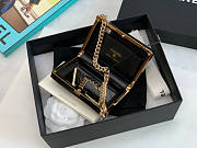 Chanel Cl Boy Minaudiere Shiny Leather Size 7.5 x 11 x 2.4 cm - 5