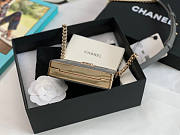 Chanel Cl Boy Minaudiere Gray Size 7.5 x 11 x 2.4 cm - 3