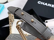 Chanel Cl Boy Minaudiere Gray Size 7.5 x 11 x 2.4 cm - 6