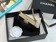 Chanel Cl Boy Minaudiere Black Size 7.5 x 11 x 2.4 cm - 3