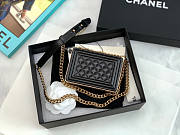 Chanel Cl Boy Minaudiere Black Size 7.5 x 11 x 2.4 cm - 4