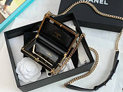 Chanel Cl Boy Minaudiere Black Size 7.5 x 11 x 2.4 cm - 6