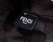 Fendi By The Way Mini Gray Leather Small Boston Bag Size 12.5 x 9.5 x 21 cm - 4