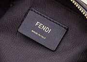 Fendi By The Way Mini Gray Leather Small Boston Bag Size 12.5 x 9.5 x 21 cm - 3