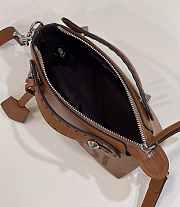 Fendi By The Way Mini Brown Leather Small Boston Bag Size 12.5 x 9.5 x 21 cm - 3
