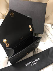 YSL Envelope Medium Bag Black Gold Size 24 x 7.5 x 18 cm - 3