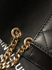 YSL Envelope Medium Bag Black Gold Size 24 x 7.5 x 18 cm - 6
