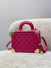 Louis Vuitton LV Petite Valise Rose Red Size 22.5 x 17.5 x 11 cm - 1
