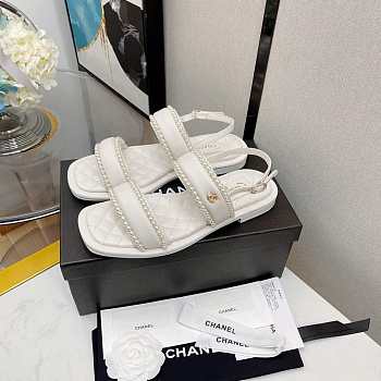 Chanel Women Sandals White