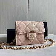 Chanel Small Wallet In Pink Size 12 x 8.5 cm - 1