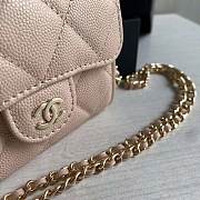 Chanel Small Wallet In Pink Size 12 x 8.5 cm - 5