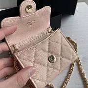 Chanel Small Wallet In Pink Size 12 x 8.5 cm - 6