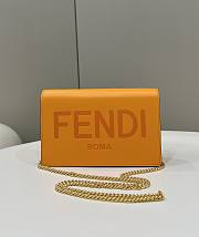 Fendi Chain Bag Yellow Size 20 x 6 x 13 cm - 1