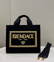Fendace Black Tote Bag Size 41 x 18 x 34 cm - 1