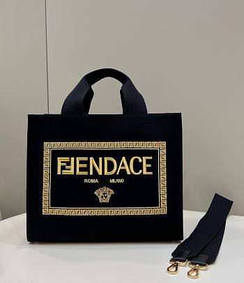 Fendace Black Tote Bag Size 41 x 18 x 34 cm