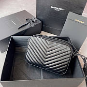 YSL Lou Camera Bag Full Black Size 23 x 16 x 6 cm - 4