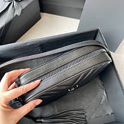 YSL Lou Camera Bag Full Black Size 23 x 16 x 6 cm - 3