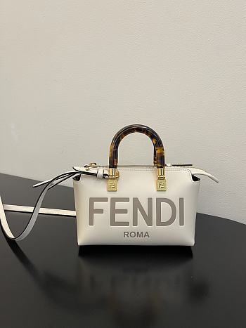 Fendi Roma Mini Bag White Size 17 x 18 x 8 cm
