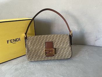 Fendi Baguette FF Bag Size 28 x 13.5 x 6 cm