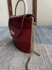 Chloe Small Aby Lock Handbag Red Size 16.5 x 7 x 15 cm - 5
