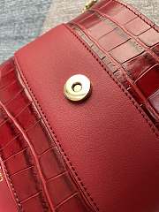 Chloe Small Aby Lock Handbag Red Size 16.5 x 7 x 15 cm - 6