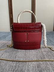 Chloe Small Aby Lock Handbag Red Size 16.5 x 7 x 15 cm - 2