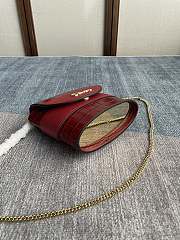 Chloe Small Aby Lock Handbag Red Size 16.5 x 7 x 15 cm - 3