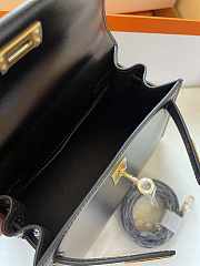 Hermes Black Box Leather Size 20 cm - 5