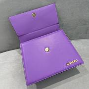 Jacquemus Large Purple Bag Size 24 x 18 x 10 cm - 3