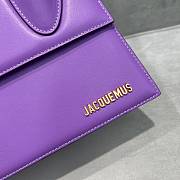 Jacquemus Large Purple Bag Size 24 x 18 x 10 cm - 4