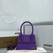 Jacquemus Large Purple Bag Size 24 x 18 x 10 cm - 1