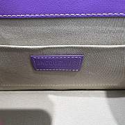 Jacquemus Large Purple Bag Size 24 x 18 x 10 cm - 6