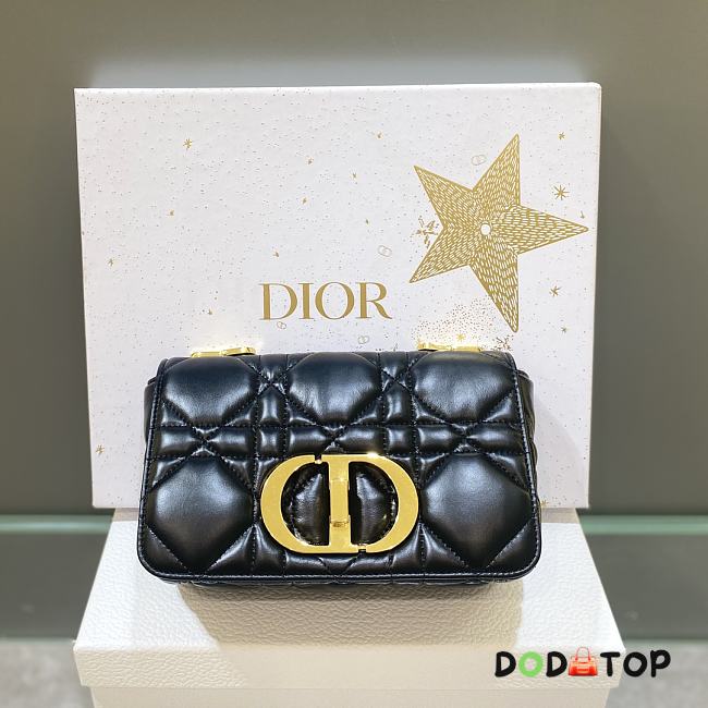 Dior CD Caro Cannage Gold Hardware Size 20 x 12 x 7 cm - 1