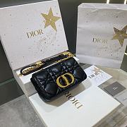 Dior CD Caro Cannage Gold Hardware Size 20 x 12 x 7 cm - 4