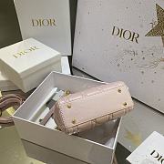 Dior Lady Mini Pink Size 17 x 15 x 7 cm - 2