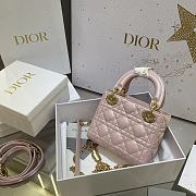 Dior Lady Mini Pink Size 17 x 15 x 7 cm - 6