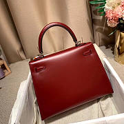 Hermes Kelly In Box Leather Size 25 cm - 4