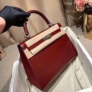 Hermes Kelly In Box Leather Size 25 cm - 2