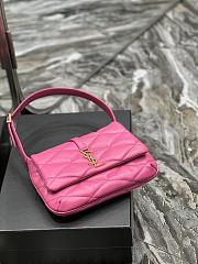 YSL LE 57 Underarm Bag In Pink Size 24 × 18 × 5.5 cm - 6
