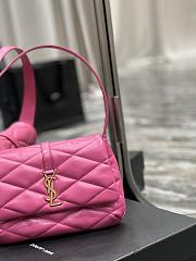 YSL LE 57 Underarm Bag In Pink Size 24 × 18 × 5.5 cm - 4