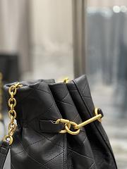 YSL Le Maillon Hook Bucket Bag Black Size 19 × 27 × 12 cm - 2