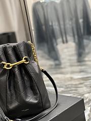 YSL Le Maillon Hook Bucket Bag Black Size 19 × 27 × 12 cm - 3