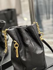 YSL Le Maillon Hook Bucket Bag Black Size 19 × 27 × 12 cm - 6