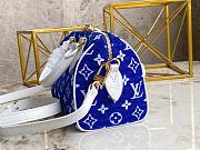 Louis Vuitton LV M20751 Blue Denim Pillow Bag Speedy Size 20.5 x 13.5 x 12 cm - 3
