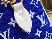 Louis Vuitton LV M20751 Blue Denim Pillow Bag Speedy Size 20.5 x 13.5 x 12 cm - 5
