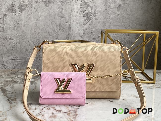 Louis Vuitton LV M50282 Sand Pink Twist Bag Size 23 x 17 x 9.5 cm - 1