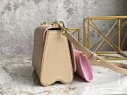 Louis Vuitton LV M50282 Sand Pink Twist Bag Size 23 x 17 x 9.5 cm - 4