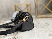 Louis Vuitton LV M81456 Black Silkscreen Nano Speedy Pillow Bag Size 16 x 11 x 9 cm - 5